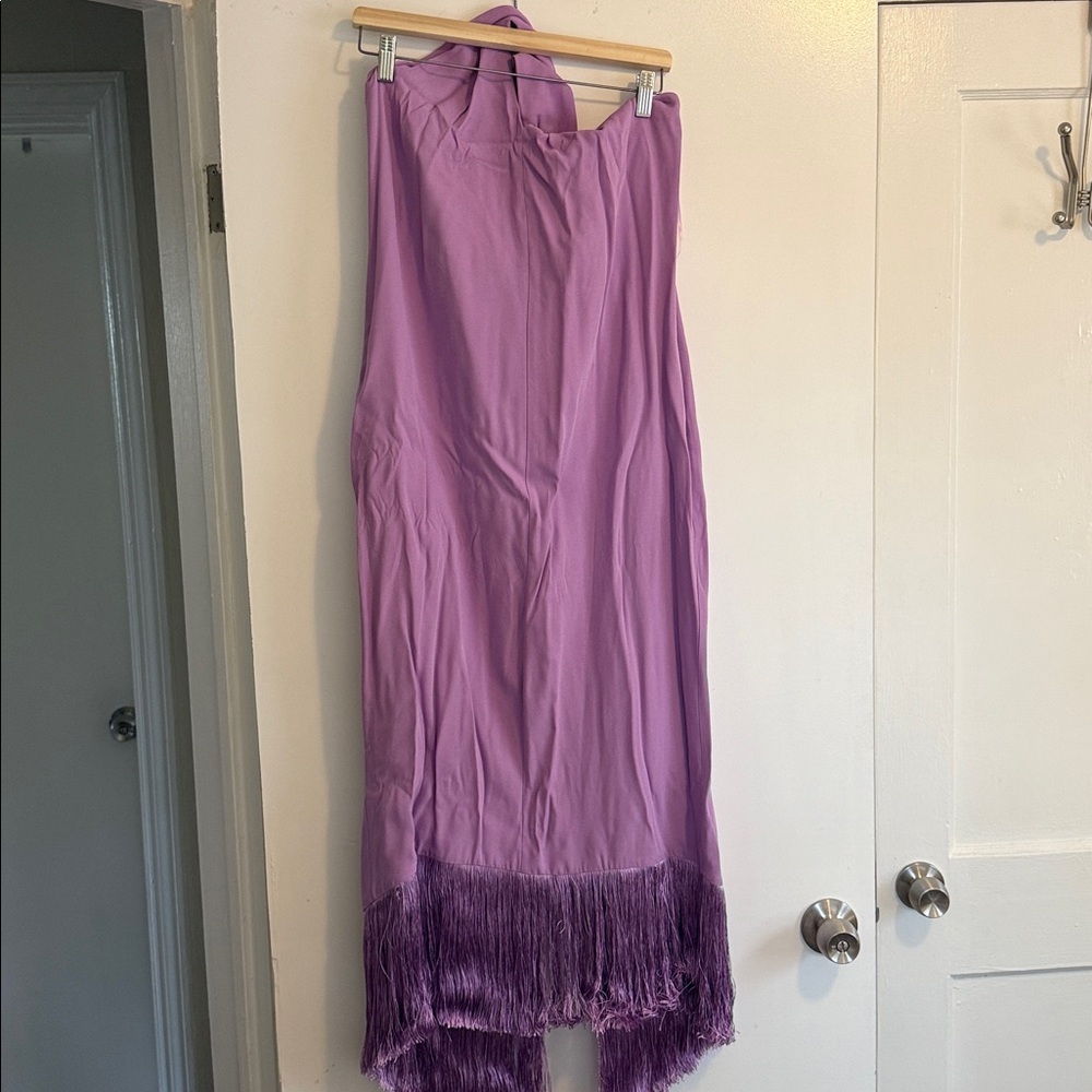 J. Crew Lavender Halter Dress